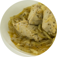 Atún Encebollado
