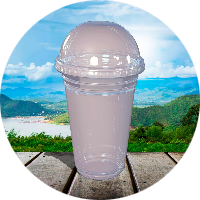 1. Vaso de plástico