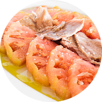 Tomate con Atun